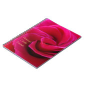 Cahier Promesses Rêves Fleurs Rose Rose (Côté gauche)