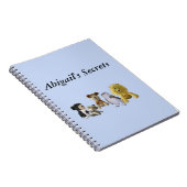 Cahier - Rassemblement d'animaux jouets (Côté Droit)
