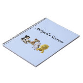 Cahier - Rassemblement d'animaux jouets (Côté gauche)