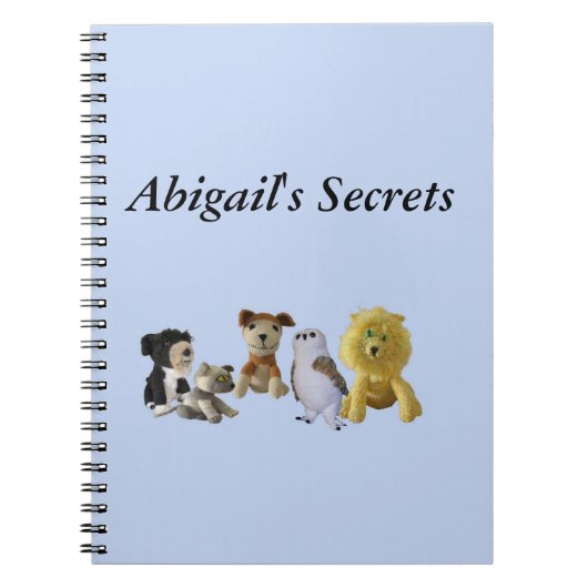 Cahier - Rassemblement d'animaux jouets (Devant)