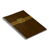 Cahier rayé au chocolat et au citron vert (Côté Droit)