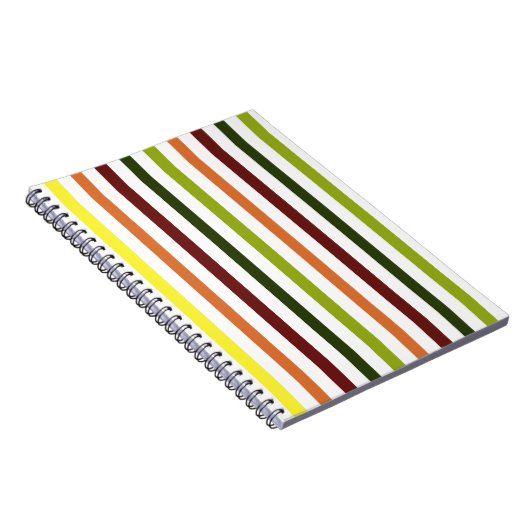 Cahier rayé de couleur (Côté Droit)