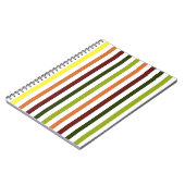 Cahier rayé de couleur (Côté gauche)
