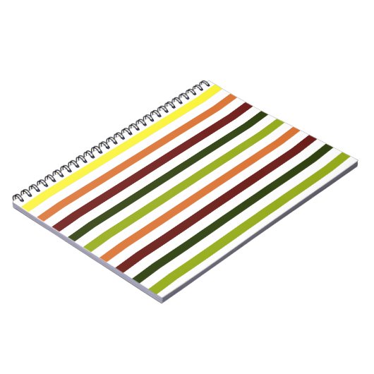 Cahier rayé de couleur (Côté gauche)