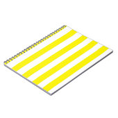 Cahier rayé jaune (Côté gauche)