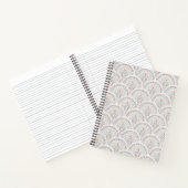 Cahier Règles Pastel Boho Arc-en-ciel (Intérieur)