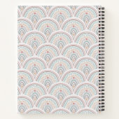 Cahier Règles Pastel Boho Arc-en-ciel (Dos)