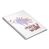 Cahier relié 'Faire un vœu' (Côté Droit)