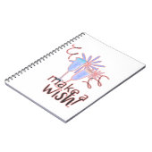 Cahier relié 'Faire un vœu' (Côté gauche)