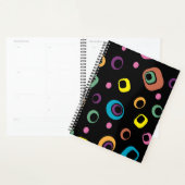 Cahier Relié Mod Rétro Géométrique Abstrait (Devant avec enveloppe)