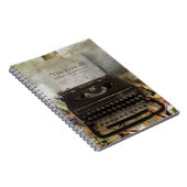 Cahier relié Steampunk Citation Shakespeare (Côté Droit)