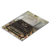 Cahier relié Steampunk Citation Shakespeare (Côté gauche)