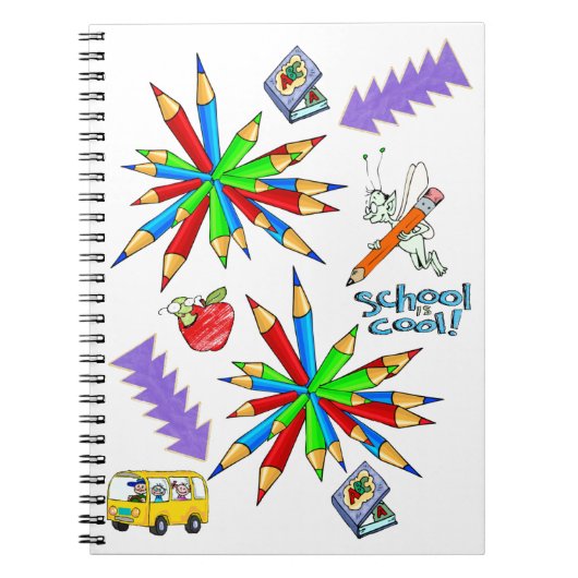 Cahier Retour à l'école est cool (Devant)