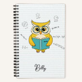 Cahier Retour à l'école – Hibou & Formule Mathémat (Recto)