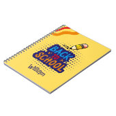 Cahier "Retour à l'école" personnalisé et amusant (Côté gauche)