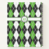 Cahier Rétro Argyle en Spirale (Dos)
