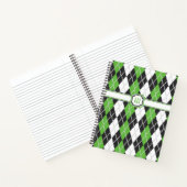 Cahier Rétro Argyle en Spirale (Intérieur)