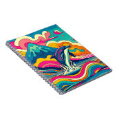 Cahier Retro Splash Dolphin (Côté Droit)