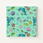 Cahier Retro Y2K Dauphin & Jour de Plage (Dos)