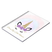 Cahier Rêves de Licorne (Côté gauche)