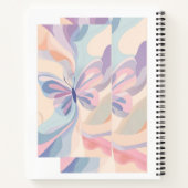 Cahier Rêves de Papillon – Couverture Pastel Douce (Dos)