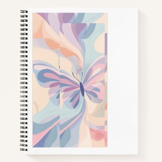 Cahier Rêves de Papillon – Couverture Pastel Douce (Devant)