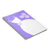 Cahier Robe de Mariée Violet (Côté Droit)