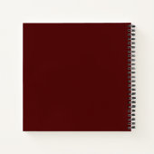 Cahier Rosa semperflorens Aquarelle (Dos)