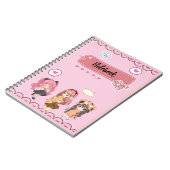 Cahier Rose Fille Mignonne (Côté gauche)