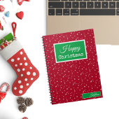 Cahier rouge et vert de Noël, Nom