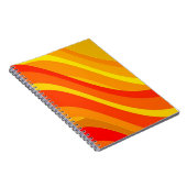 Cahier rouge orange et jaune (Côté Droit)