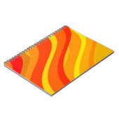 Cahier rouge orange et jaune (Côté gauche)