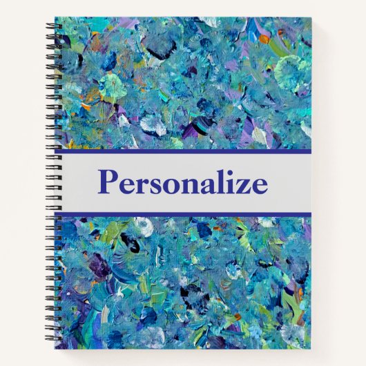 Cahier Santorini Seaglass (Devant)