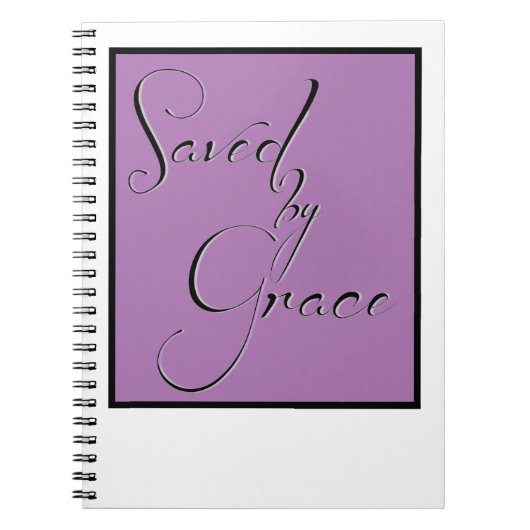 Cahier Sauvé par la Grâce (Devant)