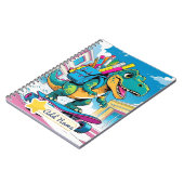 Cahier Scolaire Éditable Dinosaure – Planche à Rou (Côté gauche)