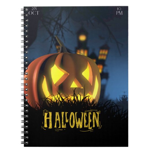 cahier scolaire Halloween (Devant)