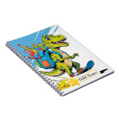 Cahier Scolaire Modifiable Dinosaure (Côté Droit)