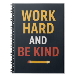 Cahier Scolaire Motivationnel "Travaillez Dur Et S