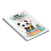 Cahier Scolaire Panda Mignon (Côté Droit)