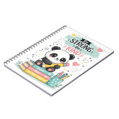 Cahier Scolaire Panda Mignon (Côté gauche)