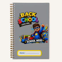 Cahier Scolaire pour Enfants | Héros de l'École