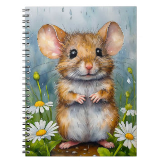 Cahier Scolaire Souris Et Marguerites