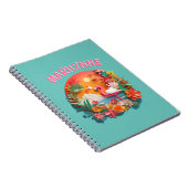 Cahier Scolaire Tropical Flamant Rose 3D Enfants (Côté Droit)