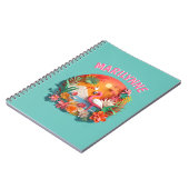 Cahier Scolaire Tropical Flamant Rose 3D Enfants (Côté gauche)