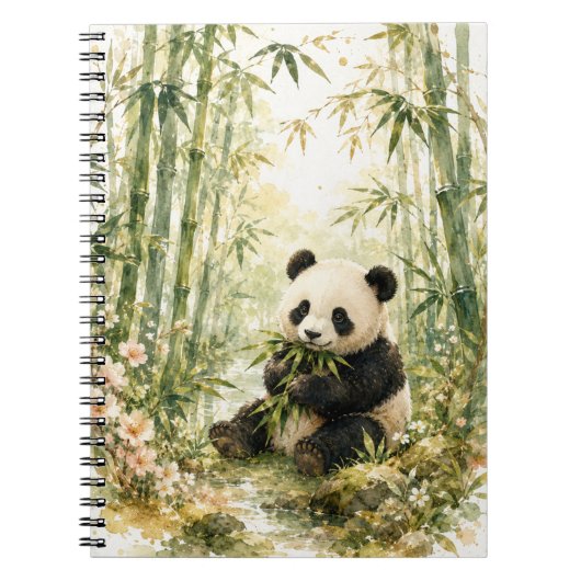 Cahier Sérénité dans la forêt de bambou (Devant)