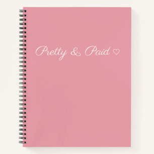 Cahier Simple, Joli & Réalisé avec Amour