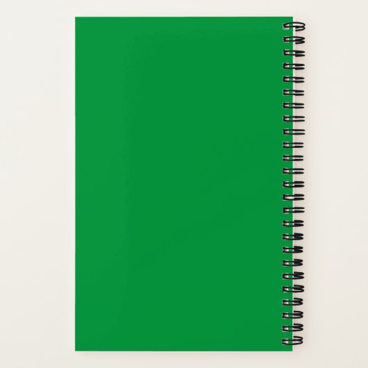 Cahier Simple Notes et Idées Vert Règle Large (Verso)