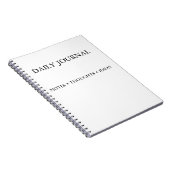 Cahier Simple pour Pensées, Réflexions & Idées (Côté Droit)