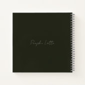 Cahier spiralé (Dos)