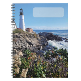 Cahier Spirale 80 pages Couverture Phare du Maine